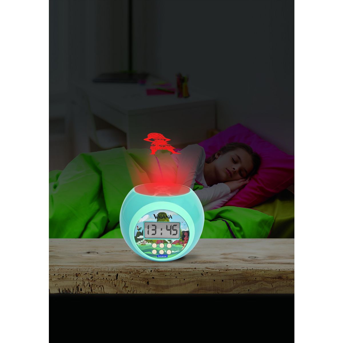 Lexibook Réveil Projecteur Vaiana