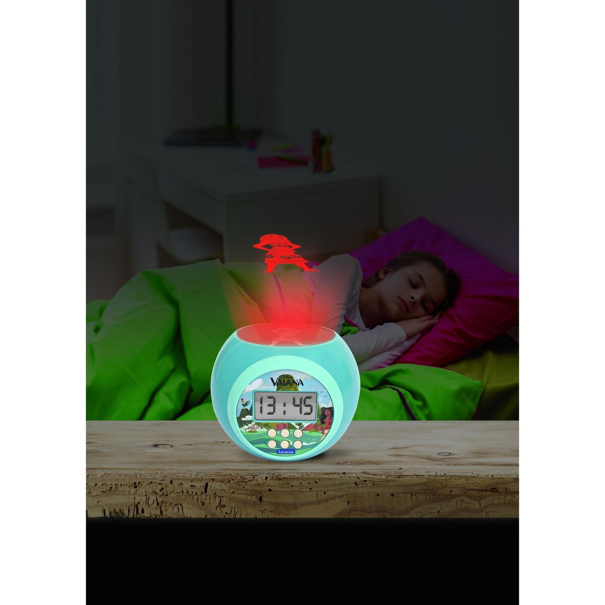 Lexibook Réveil Projecteur Vaiana