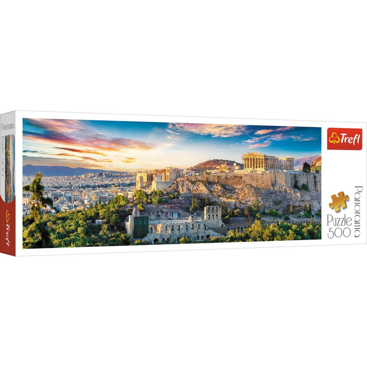 Trefl Puzzle 500 pièces panoramique : Acropole, Athènes
