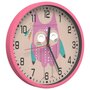 Voir la diapositive 3 : VIDAXL Horloge murale rose Ø25,5 cm polystyrene et verre