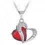Voir la diapositive 1 : SC CRYSTAL Collier coeur SC Crystal orné de zirconium
