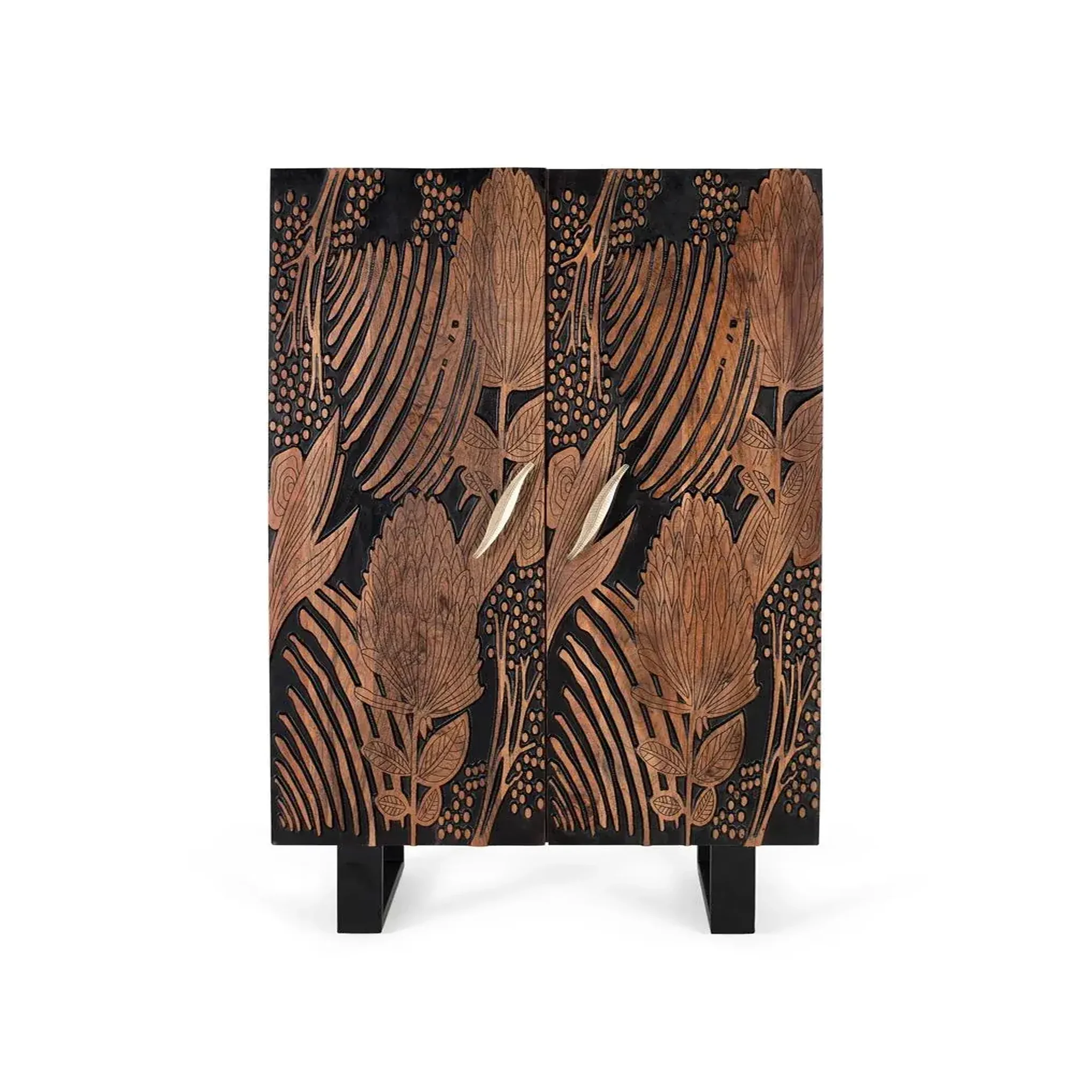 GINER Y COLOMER SL Armoire en bois d'acacia 90cm style ethnique moderne