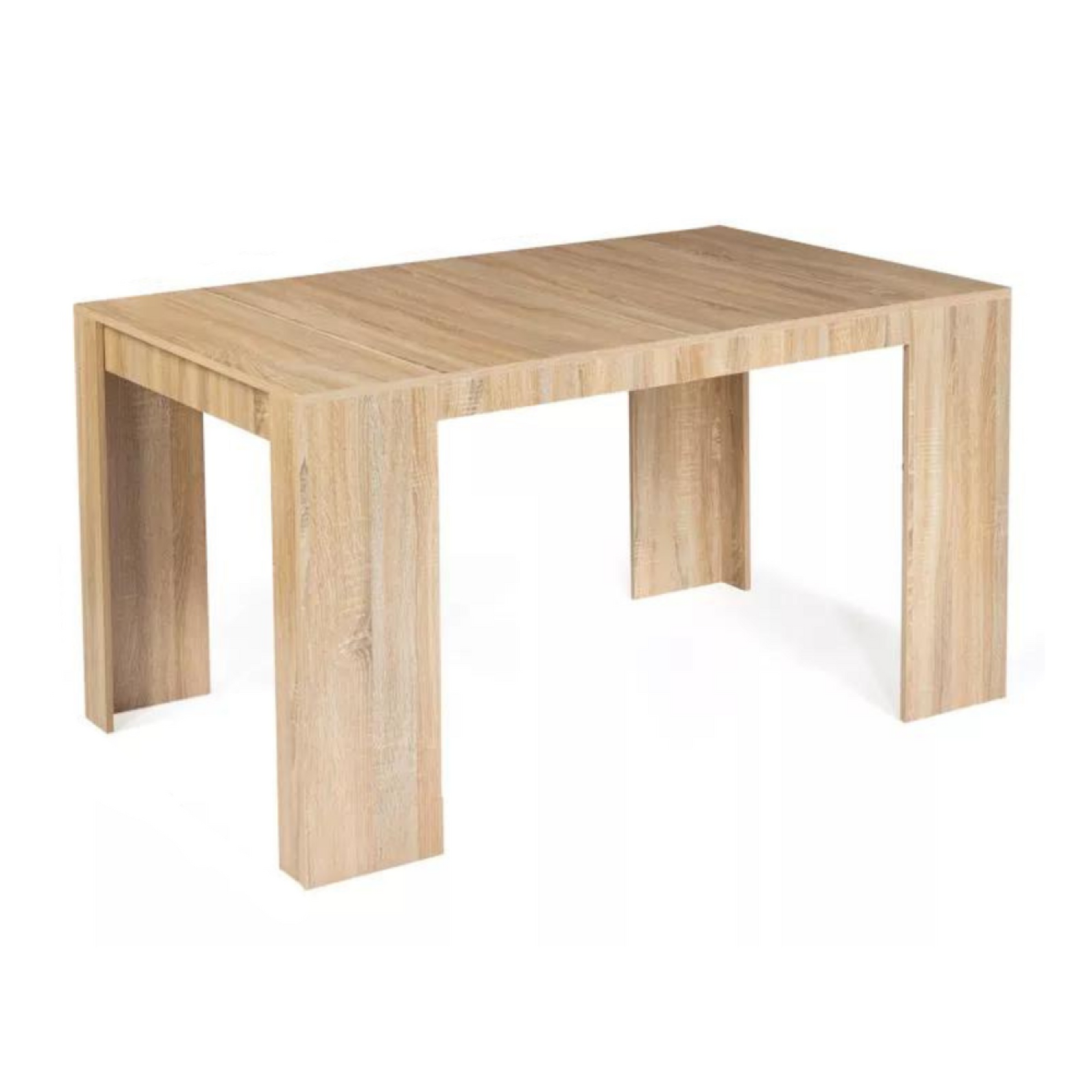 Voir la diapositive 3 : CONCEPT USINE Table console extensible en bois - 140 m belli