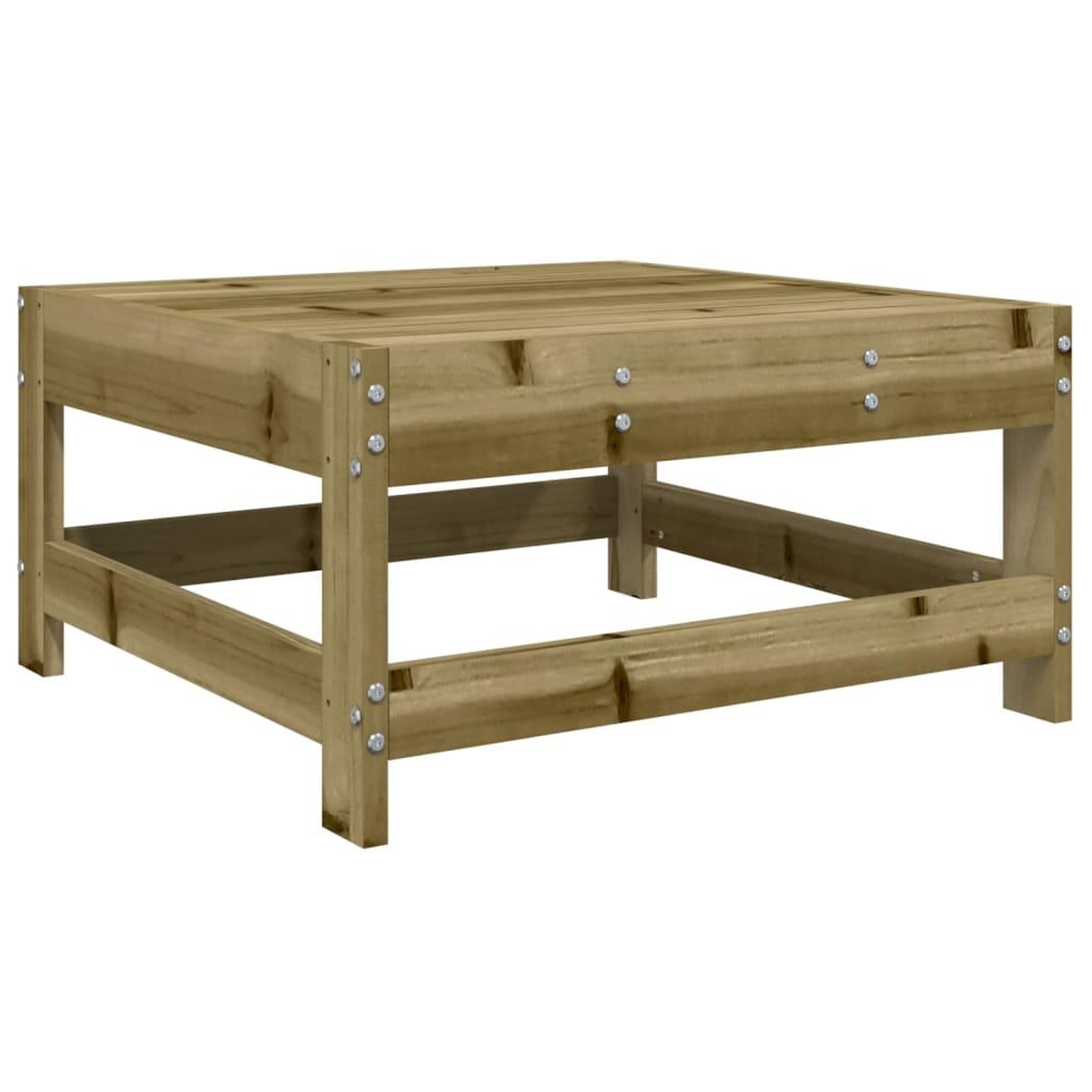 Voir la diapositive 2 : VIDAXL Repose-pied de jardin bois de pin impregne
