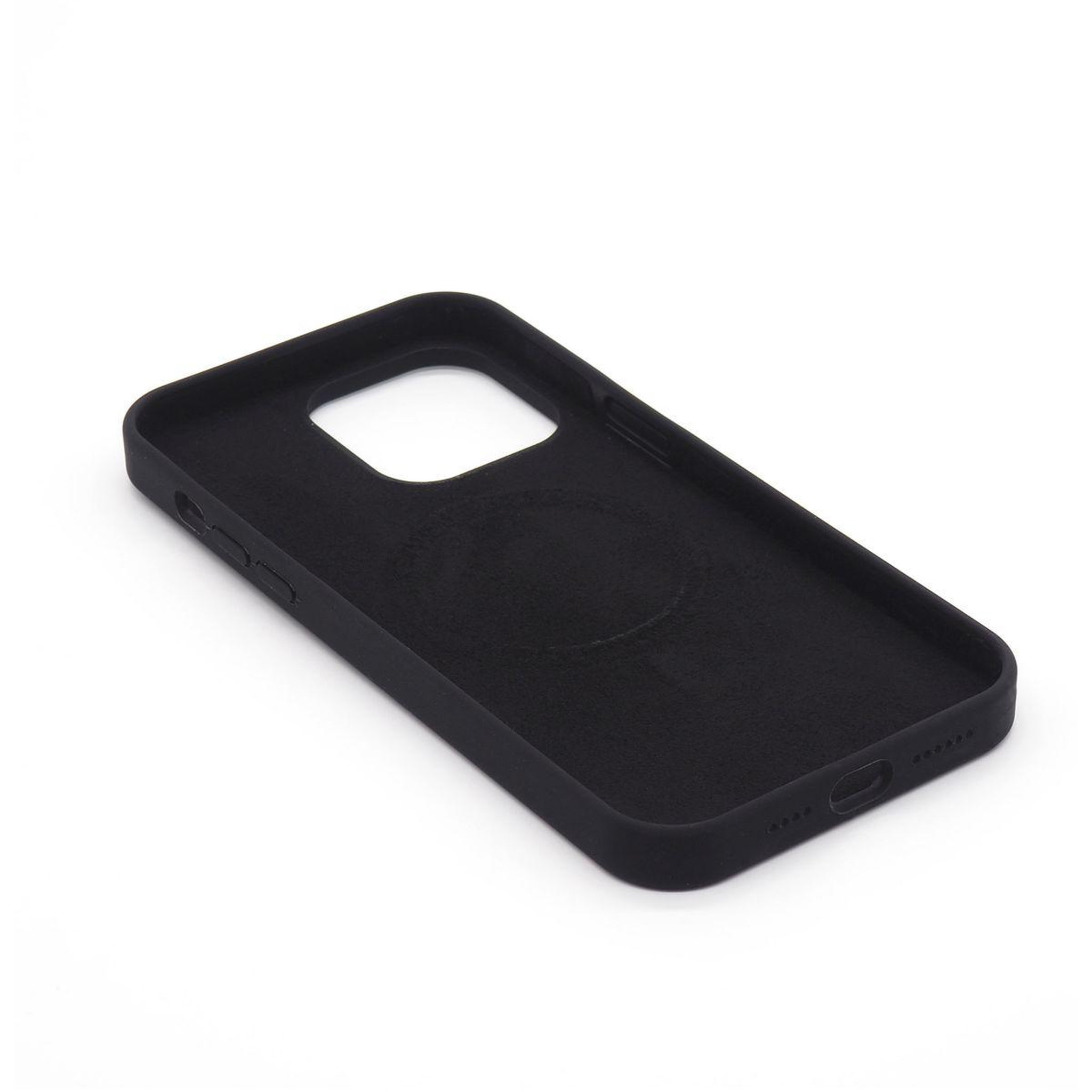 Voir la diapositive 3 : CASYX Coque iPhone 14 Plus silicone Noir MagSafe