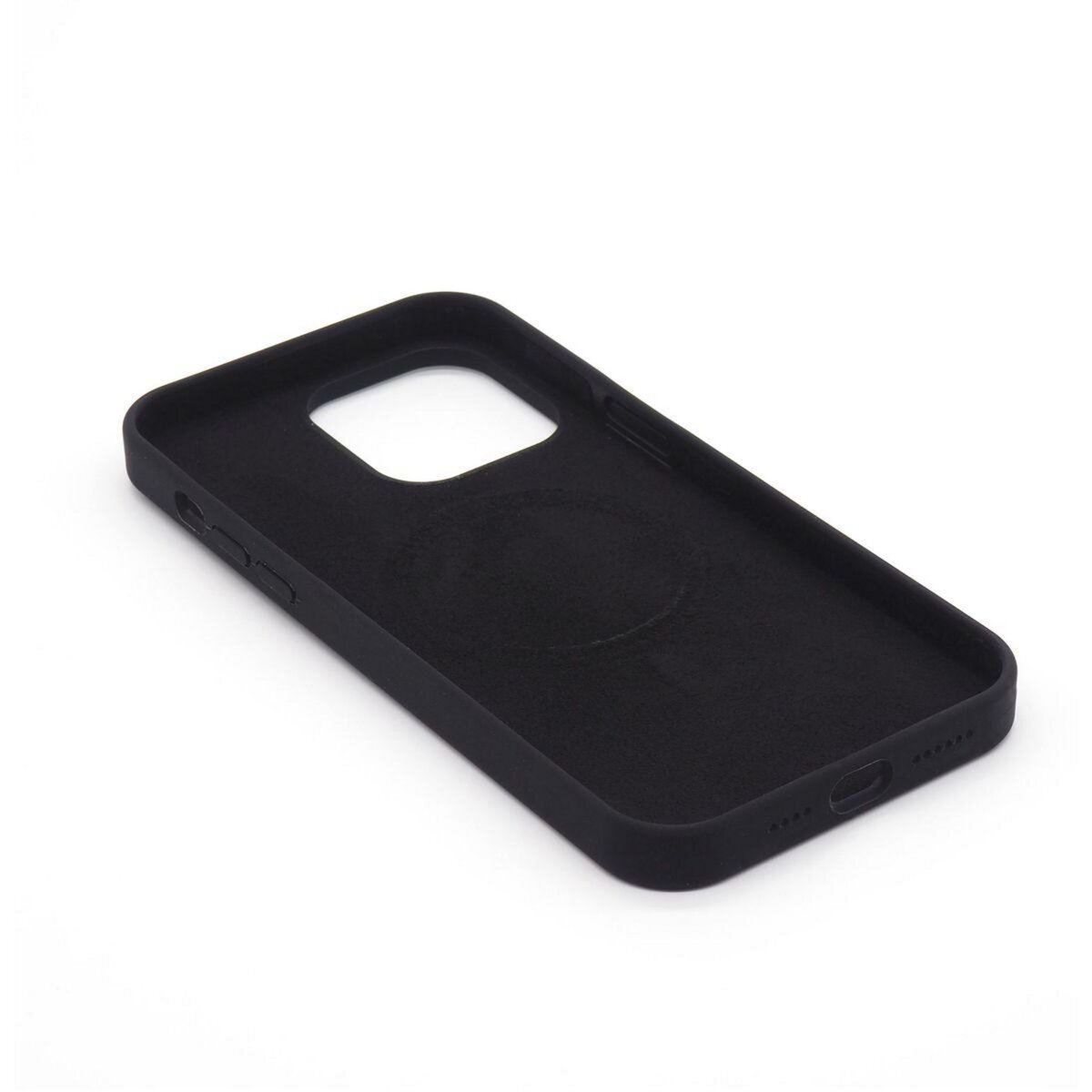 CASYX Coque iPhone 14 Plus silicone Noir MagSafe