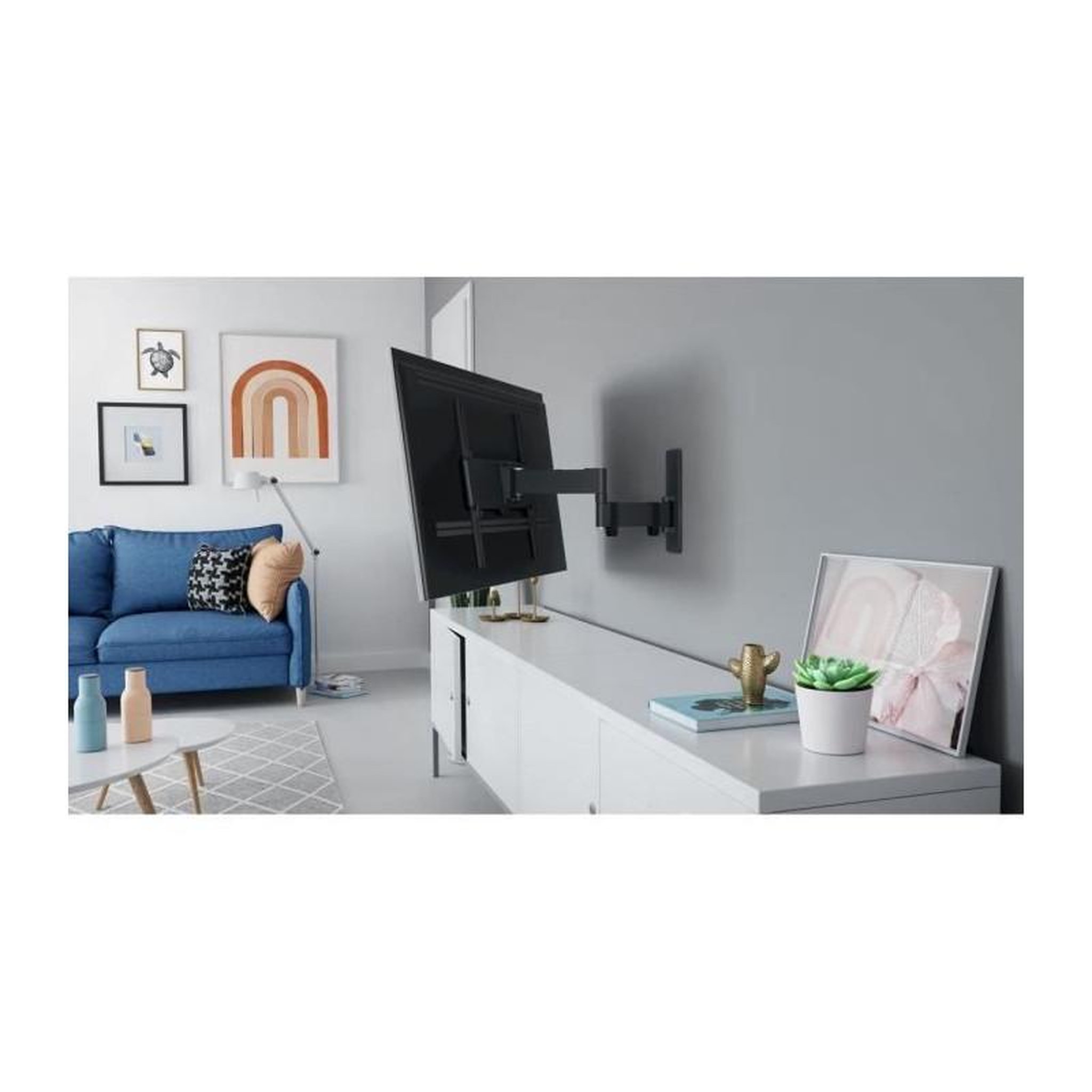 Voir la diapositive 2 : Vogels Support mural pour TV - VOGEL'S - TVM 1443 Full-Motion+ Medium, 2 bras, 32-65