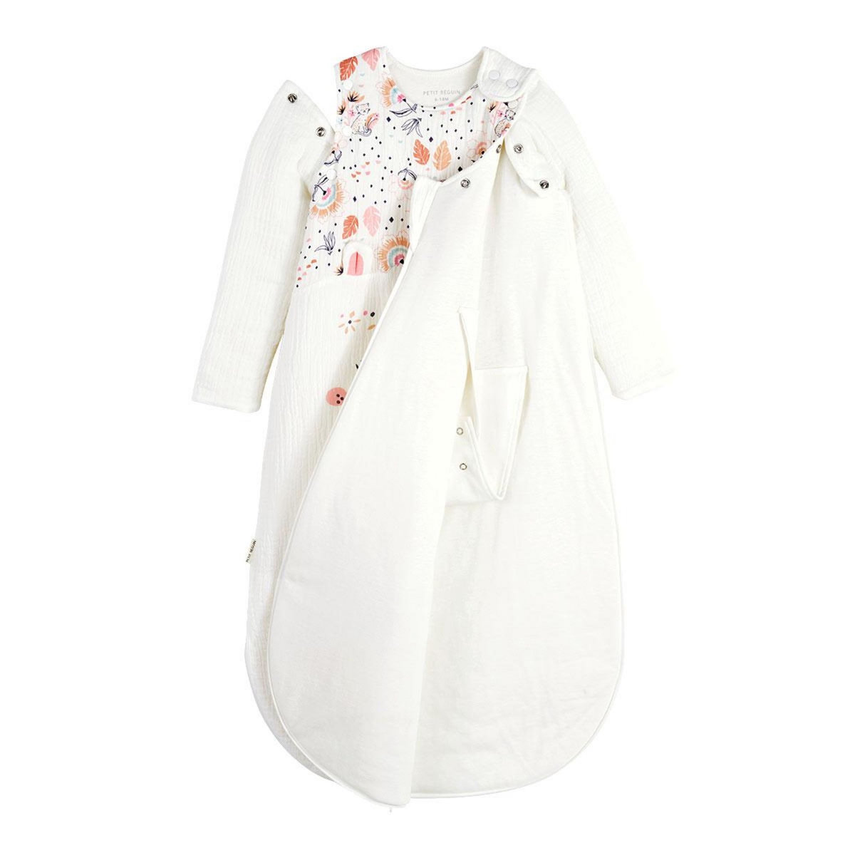 Petit Béguin Gigoteuse TOG 2 en gaze de coton avec manches amovibles Masha