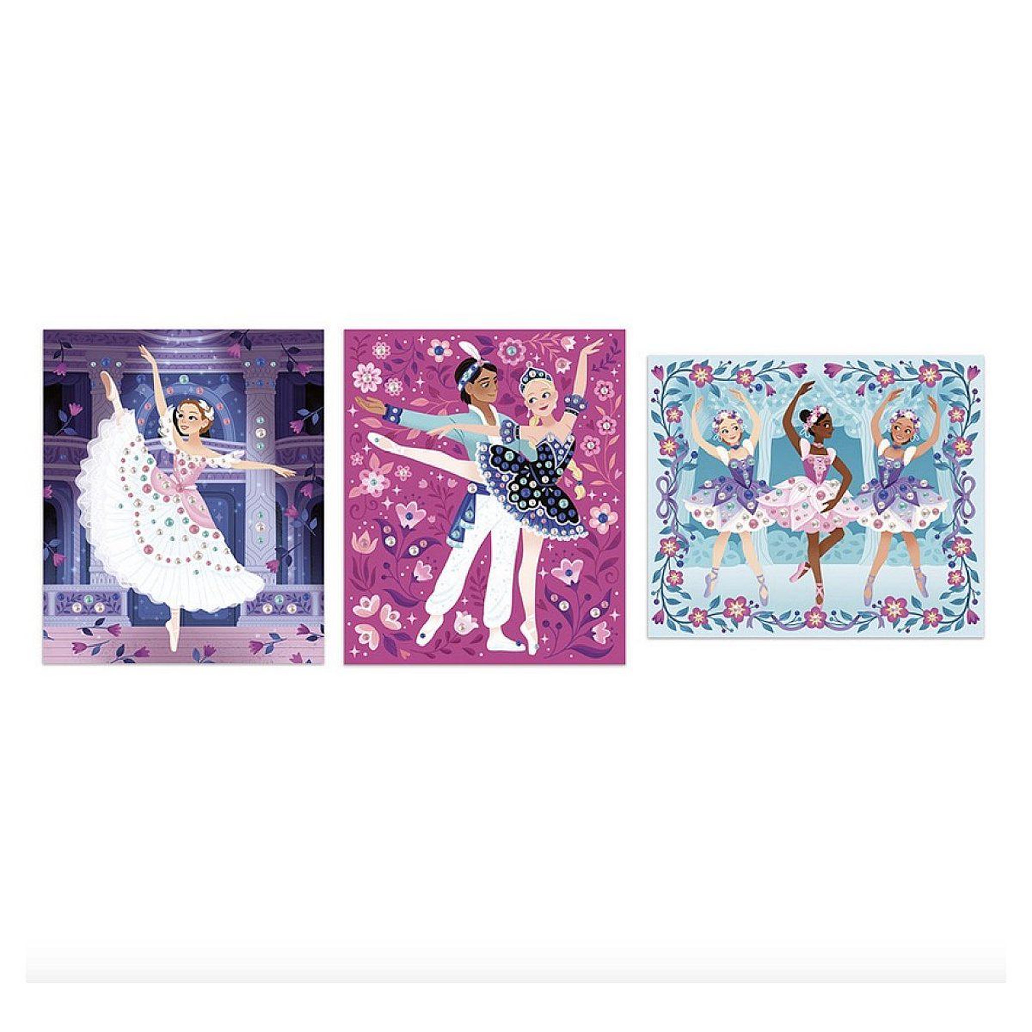 Voir la diapositive 3 : JANOD Perles nacrees a coller danseuses - kit creatif