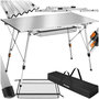 Voir la diapositive 1 : tectake Table de camping pliante argent
