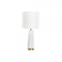 Voir la diapositive 1 : MARKET24 Lampe de bureau DKD Home Decor 8424001847242 33 x 33 x 67 cm Céramique Doré Métal Blanc 220 V 50 W