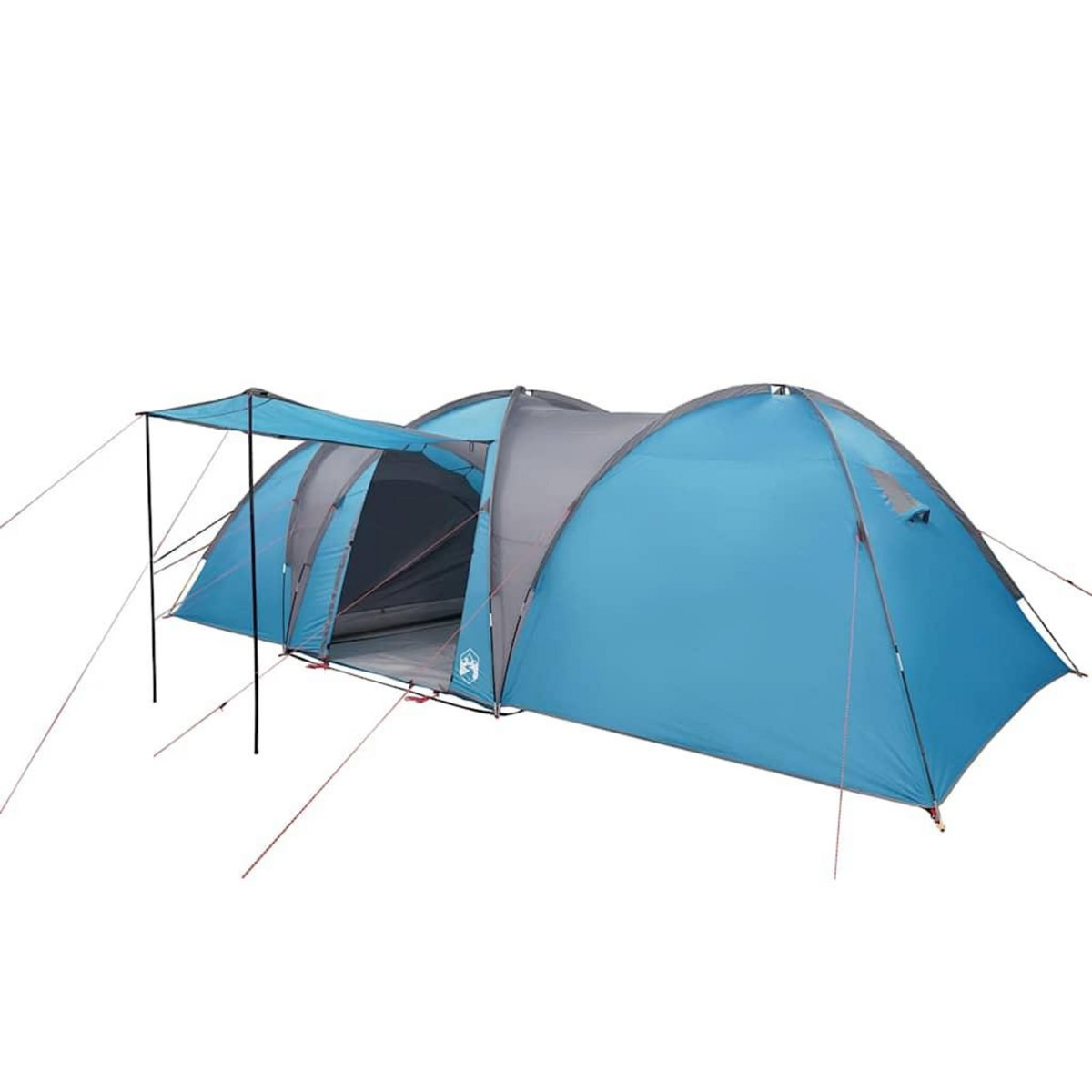 VIDAXL Tente familiale a dome 8 personnes bleu impermeable