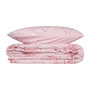 Voir la diapositive 2 : GENERIQUE Parure de lit - 1 housse de couette 220 x 240 cm + 2 taies d'oreiller 60 x 60 cm - 100% coton renforcé - Rose