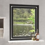 VIDAXL Moustiquaire magnetique pour fenetres blanc 100x120 cm