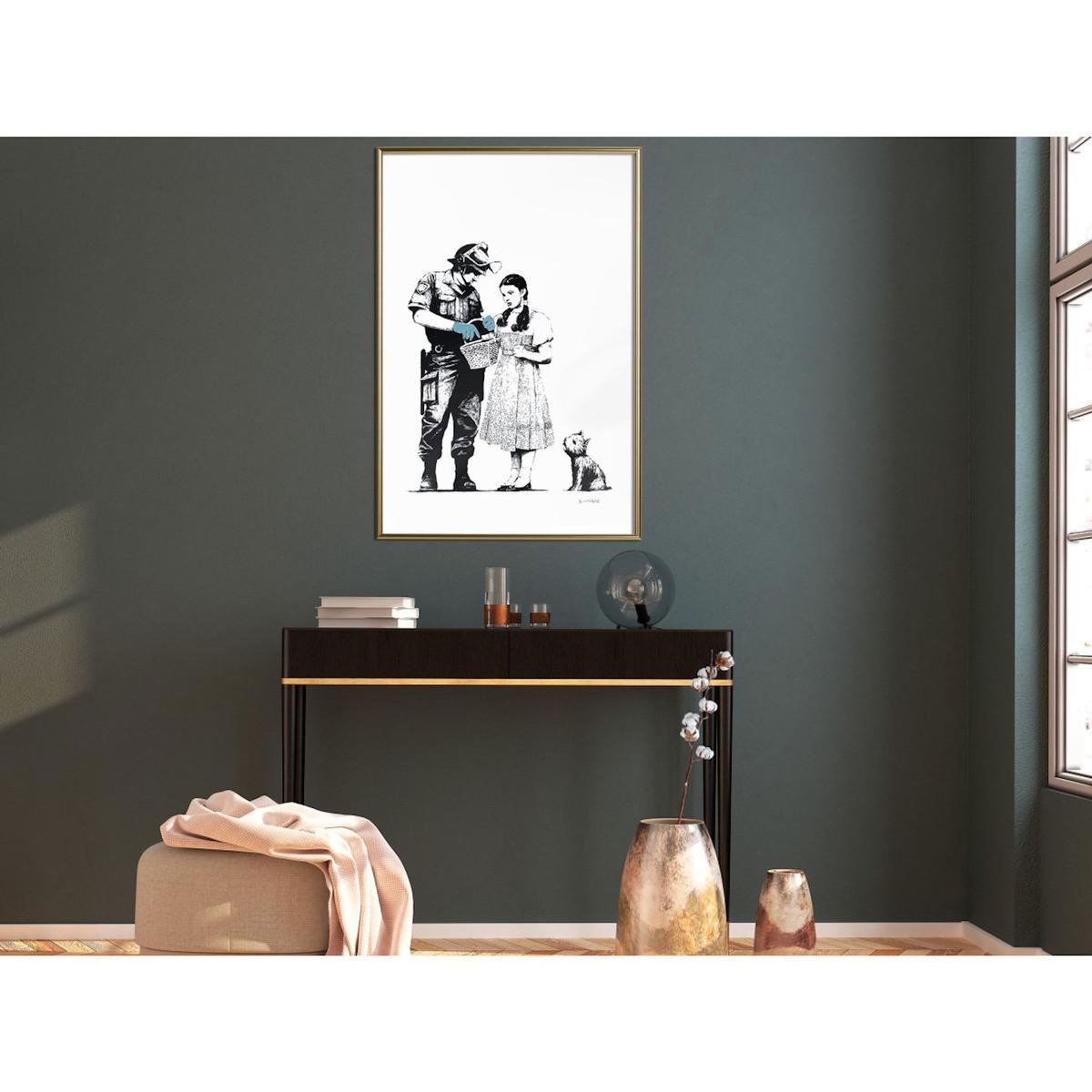 Paris Prix Affiche Murale Encadrée  Banksy Stop and Search