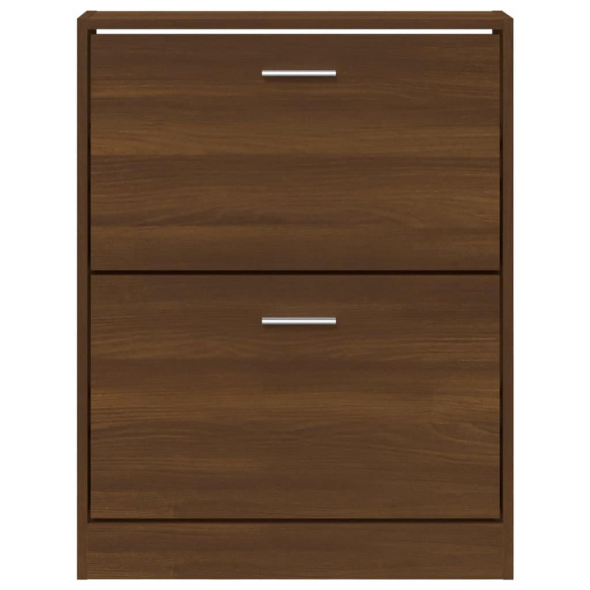 VIDAXL Armoire a chaussures Chene marron 59x17x81 cm Bois d'ingenierie