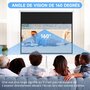 Voir la diapositive 5 : HOMCOM Écran de projection home-cinéma format 16:9 80 pouces 4K HD dim. 187L x 150H cm blanc
