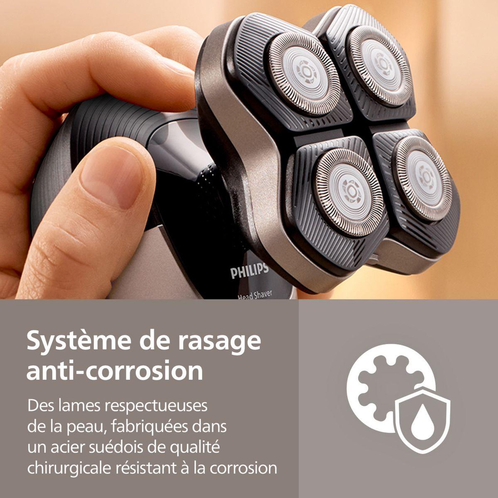 Voir la diapositive 4 : Philips Tête de rasoir de rechange pour rasoir tete