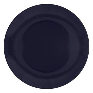 Set De 3 Assiettes Creuses Faïence Rayures Bleues, Jaunes, Rouges 21.5