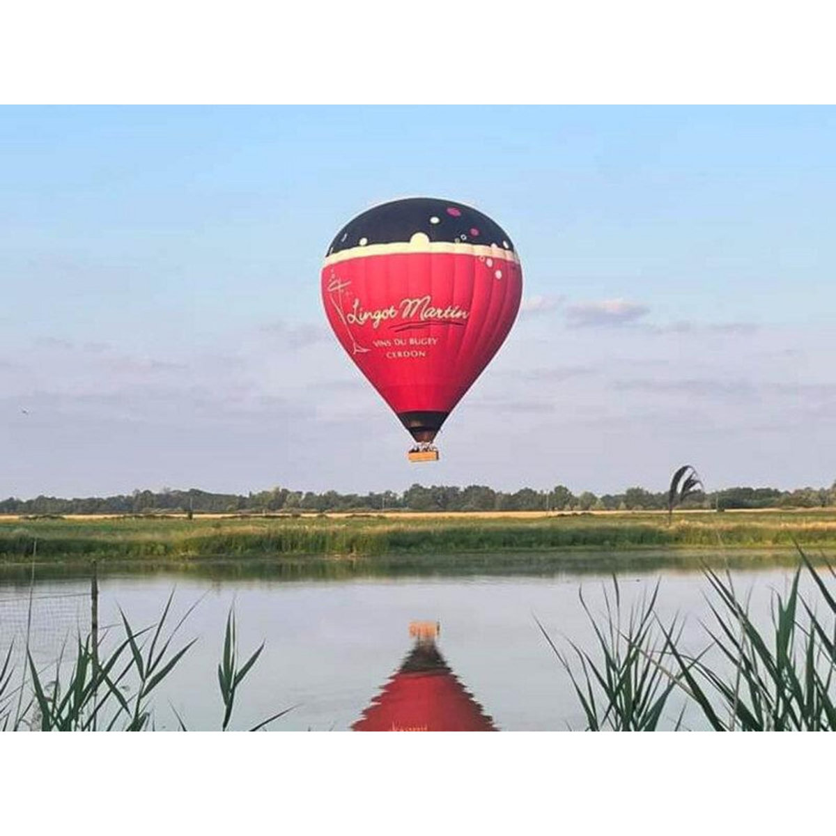 Smartbox Vol en montgolfière pour 2 personnes au-dessus des étangs de la Dombes en semaine - Coffret Cadeau Sport & Aventure