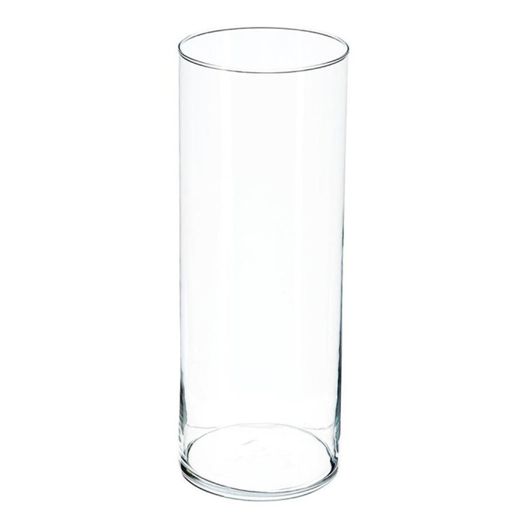 ATMOSPHERA Vase design  cylindrique  39cm transparent