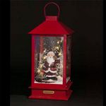FEERIC LIGHT & CHRISTMAS Décoration Lumineuse  Lanterne  38cm Rouge