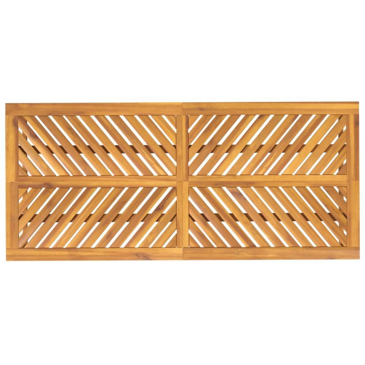 VIDAXL Table a manger de jardin 200x90x74 cm bois d'acacia solide