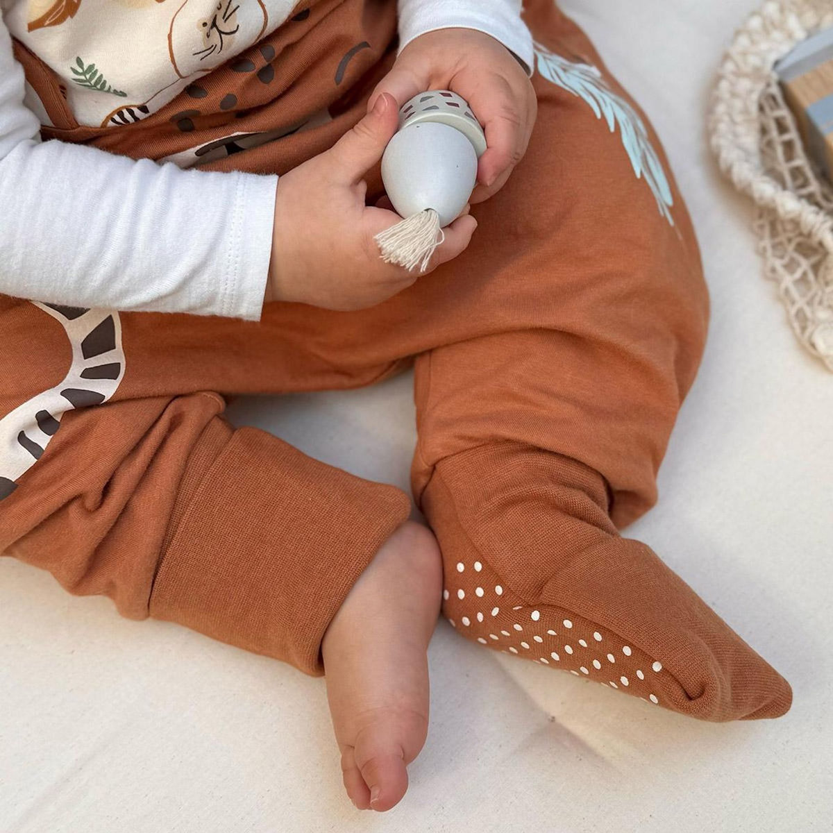 Petit Béguin Turbulette d'été avec pieds retroussables Tango