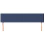 Voir la diapositive 3 : VIDAXL Tetes de lit 2 pcs Bleu 90x5x78/88 cm Tissu