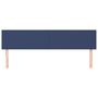 Voir la diapositive 3 : VIDAXL Tetes de lit 2 pcs Bleu 90x5x78/88 cm Tissu