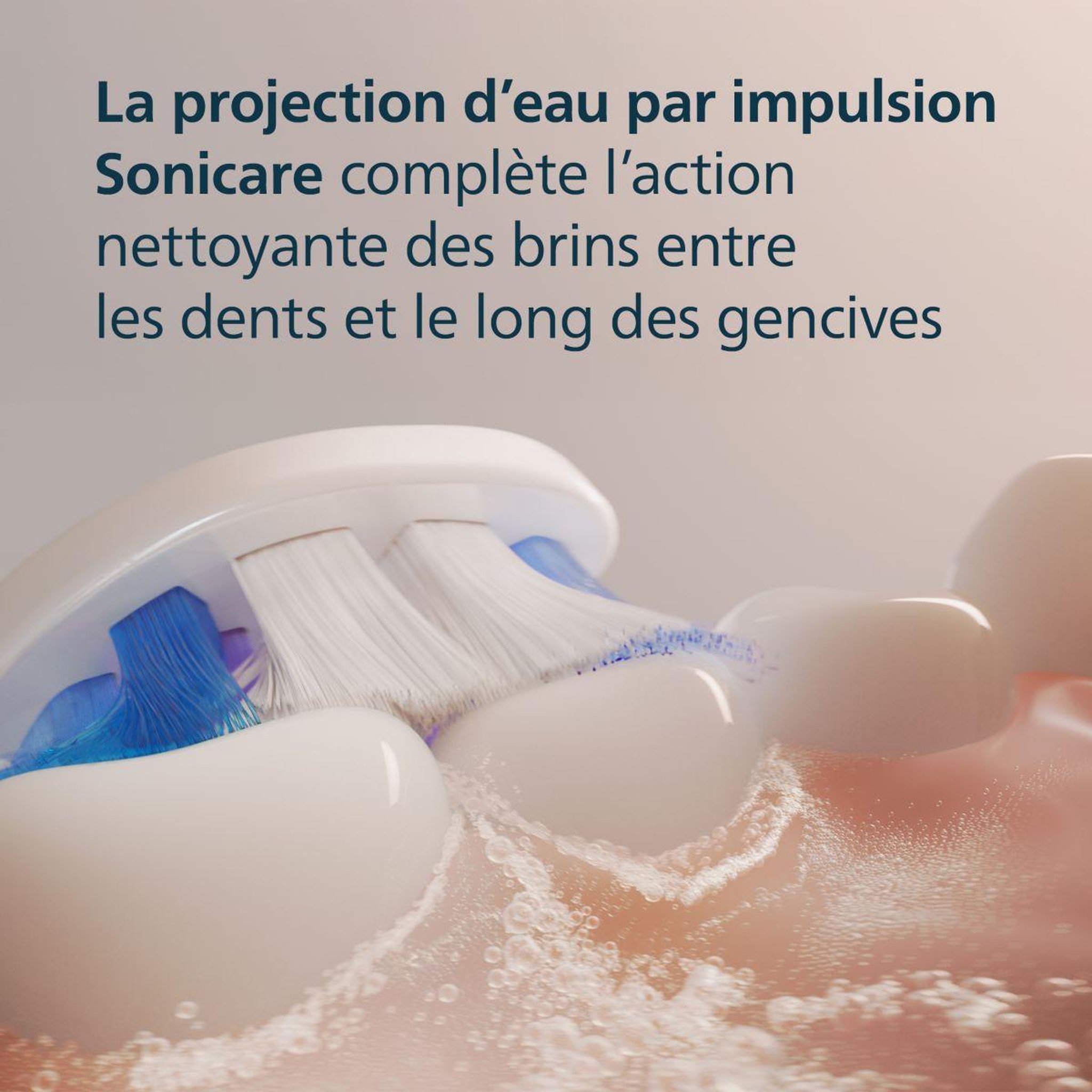 Voir la diapositive 5 : Philips Brossette dentaire Sonicare lot de 2 - HX9052/87 white Gum Care - soin des gencives G3