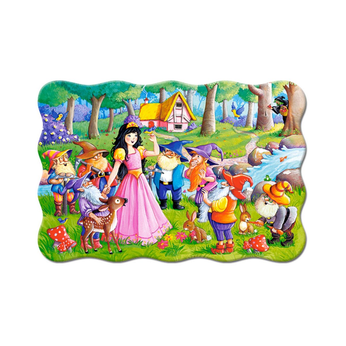 Castorland Puzzle 20 pièces : Blanche-Neige et les sept nains