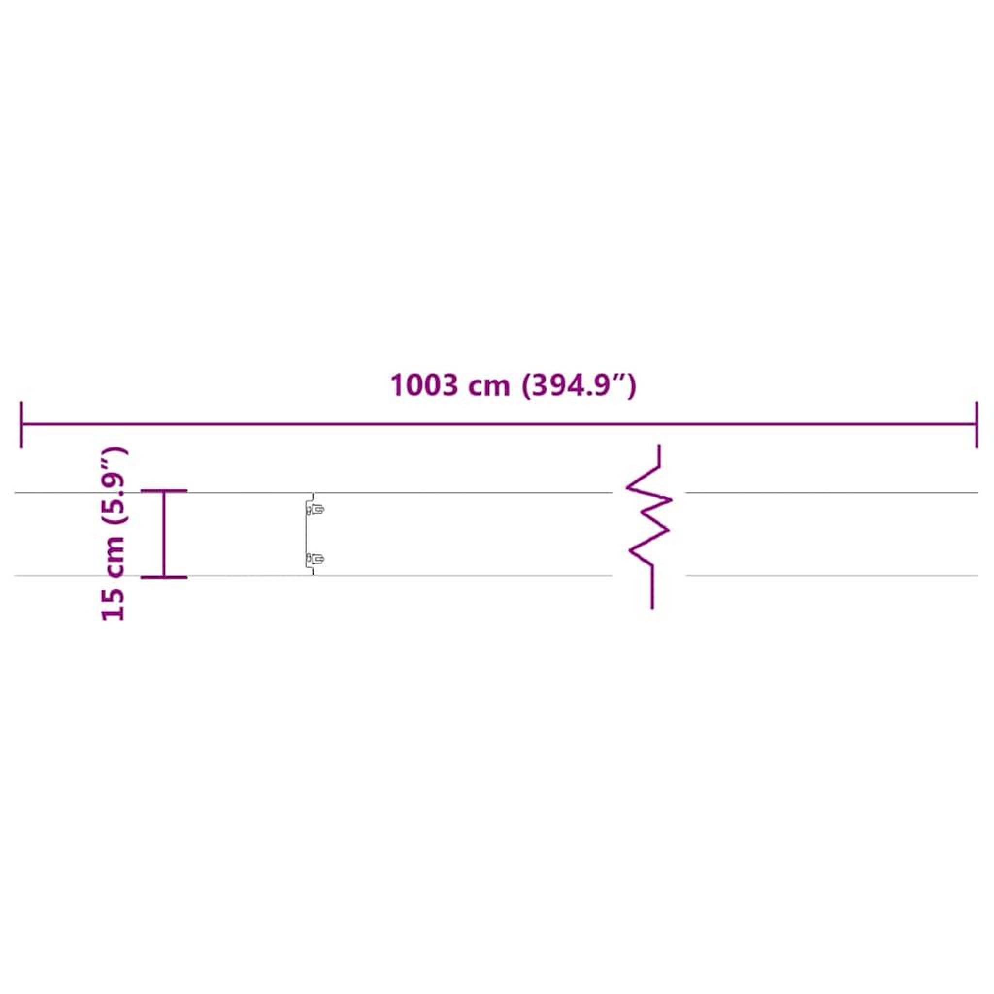 Voir la diapositive 6 : VIDAXL Bordures de pelouse 10 pieces 15x103 cm acier galvanise