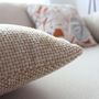 Voir la diapositive 3 : Paris Prix Coussin Déco en Velours  Chenillé  40x40cm Naturel