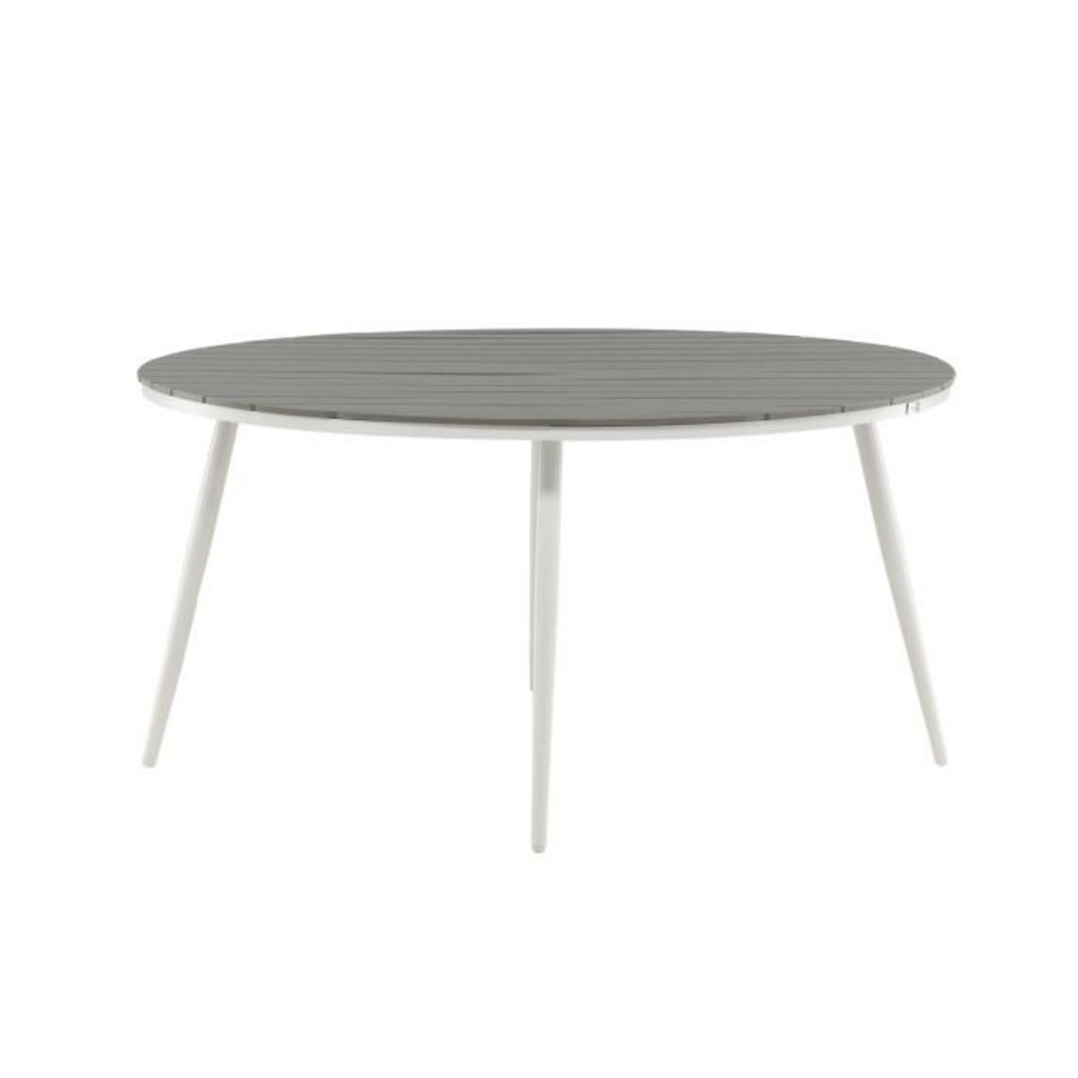 Paris Prix Table de Jardin Ronde  Break  150cm Gris