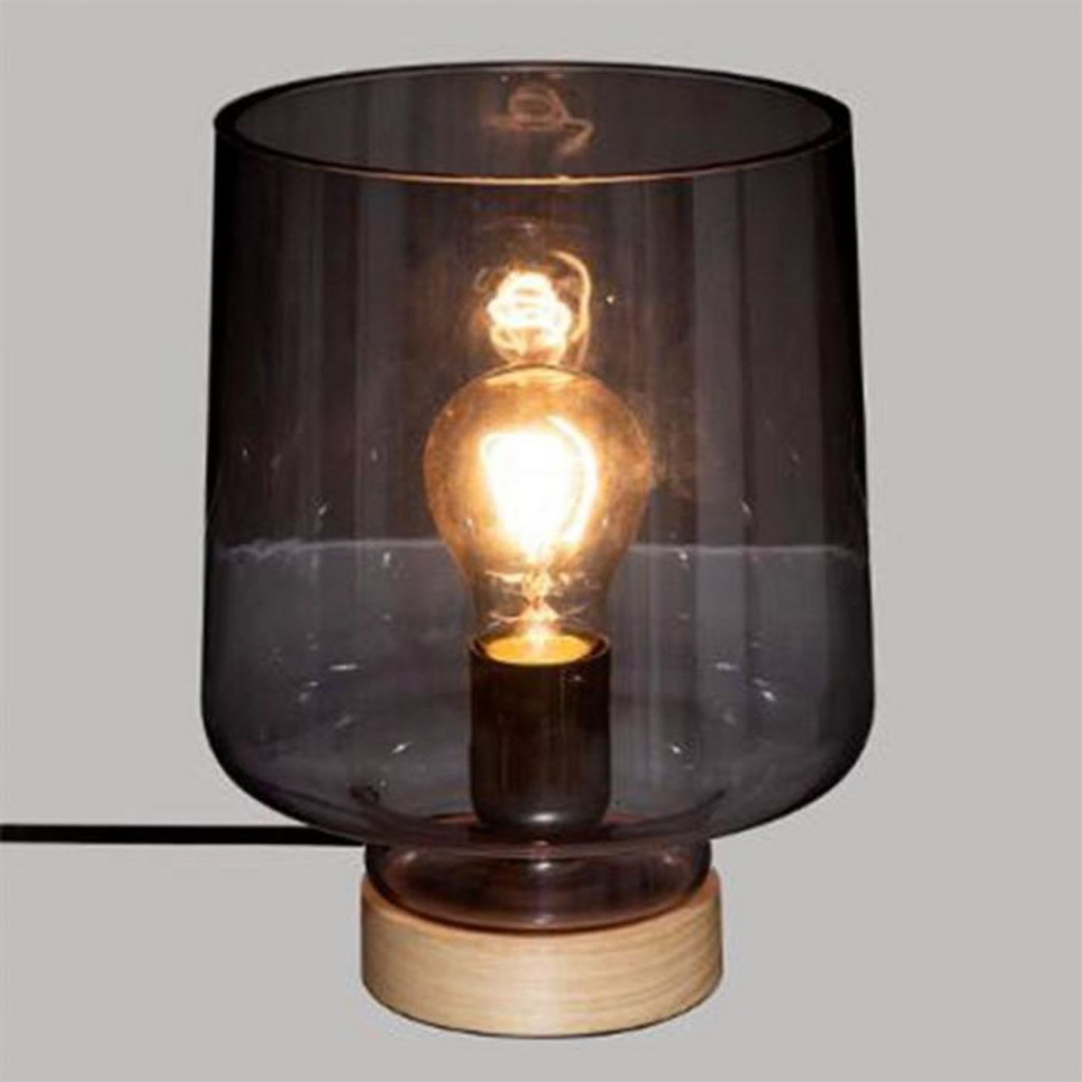 ATMOSPHERA Lampe à Poser Design  Mind  23cm Gris Fumé