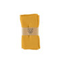 Voir la diapositive 5 : BJORN Serviette de table - 6 pièces - Lin et coton jaune moutarde
