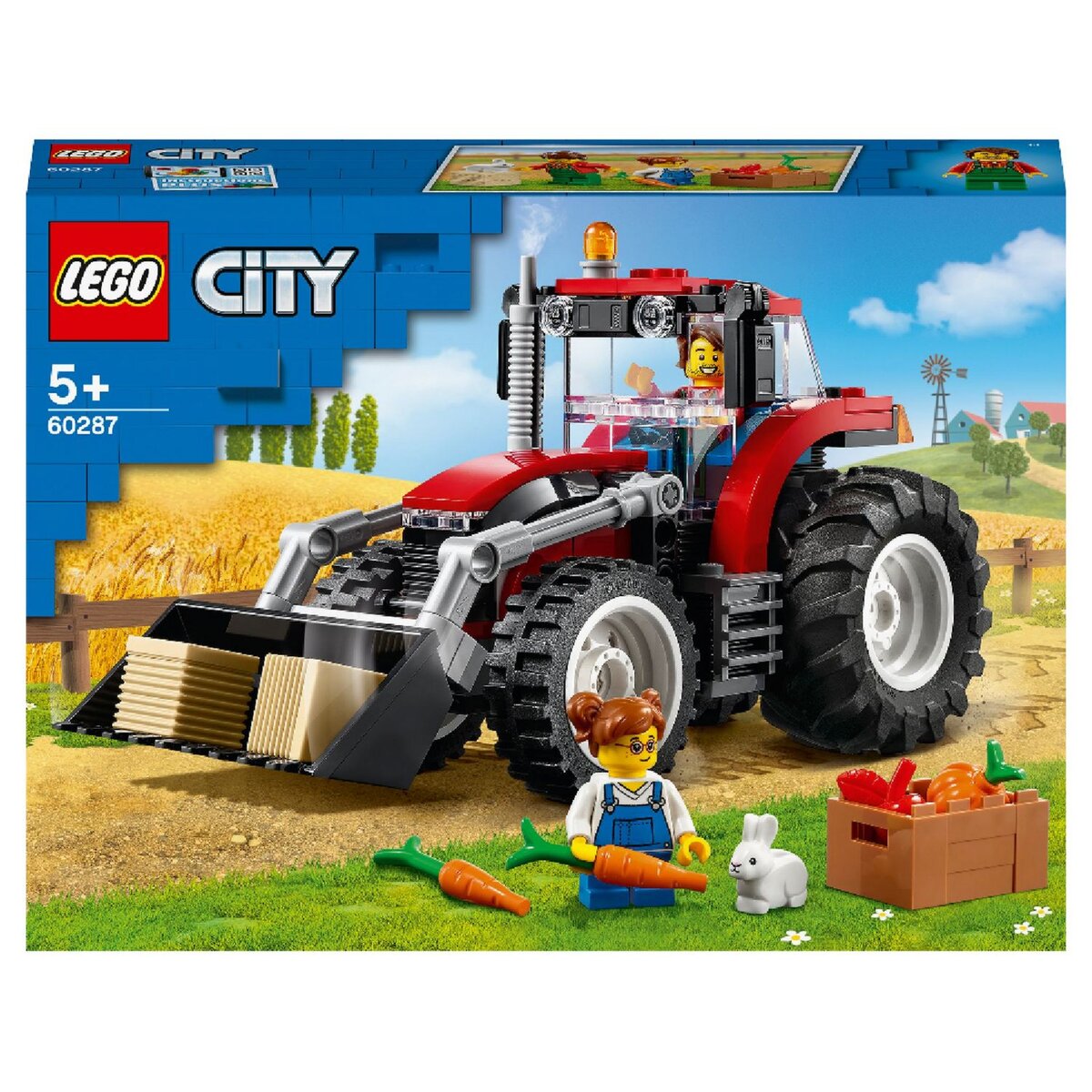 LEGO City 60287 - Les Super Véhicules Le Tracteur, Set de Construction,  Jouet Ferme, Cadeau pour Enfants dès 5 ans pas cher 