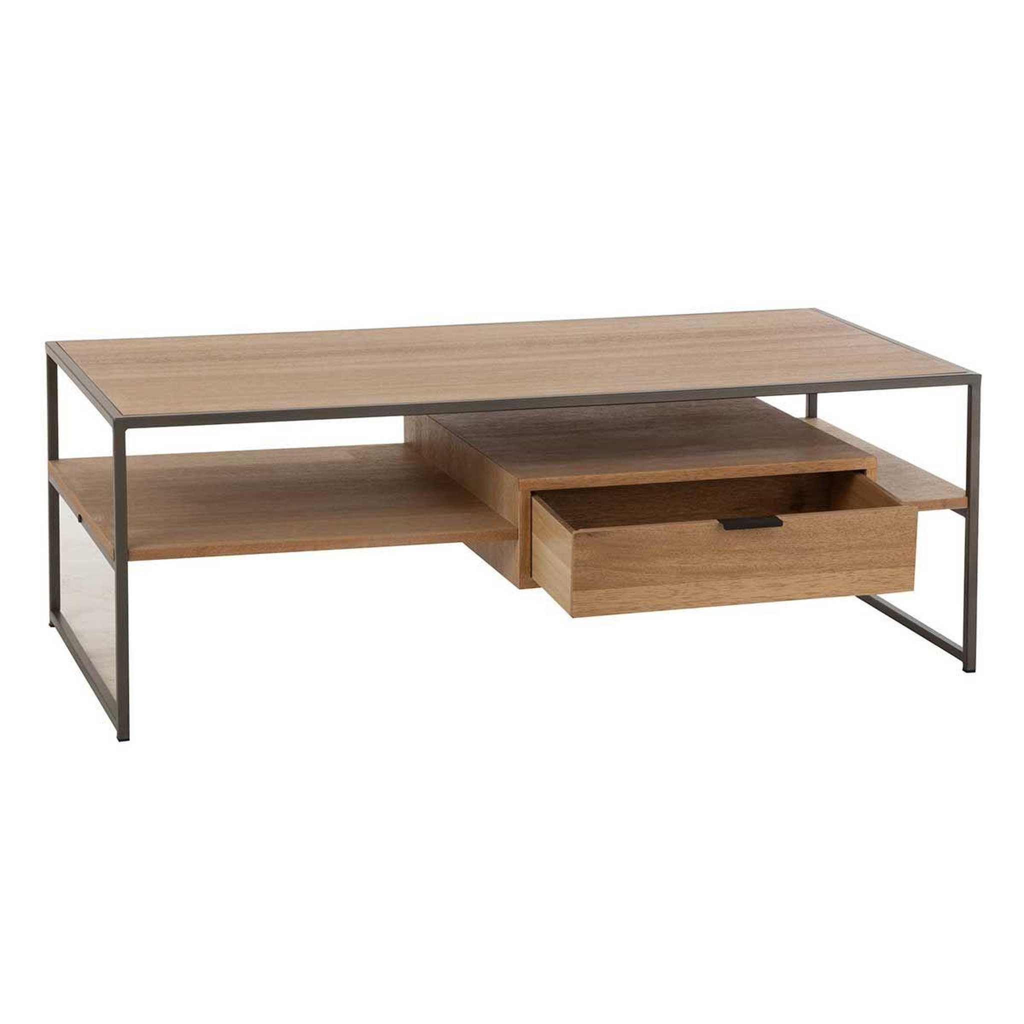 Voir la diapositive 5 : J-LINE Meuble tv 1 tiroir  giuseppe  120cm naturel