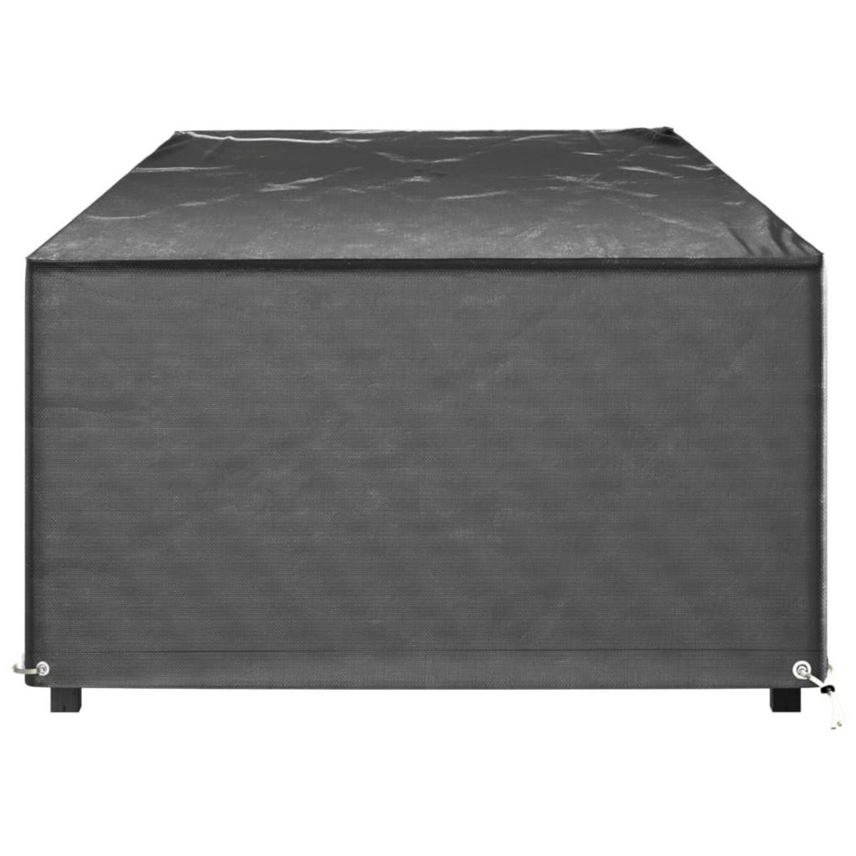 VIDAXL Housses pour chaise longue 2 pcs 12 œillets 205x75x40 cm PE