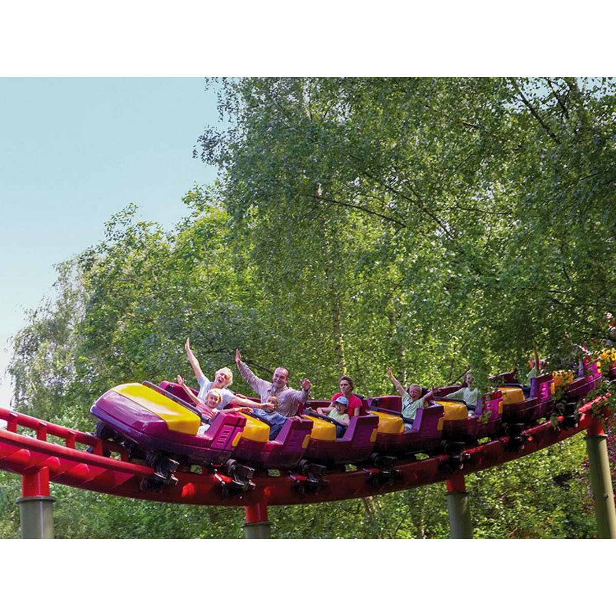 Smartbox Accès à Plopsa Coo à Stavelot pour 3 personnes - Coffret Cadeau Multi-thèmes