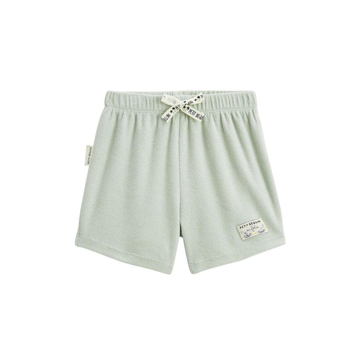 Petit Béguin Lot de 2 shorts enfant en éponge Cayo Coco