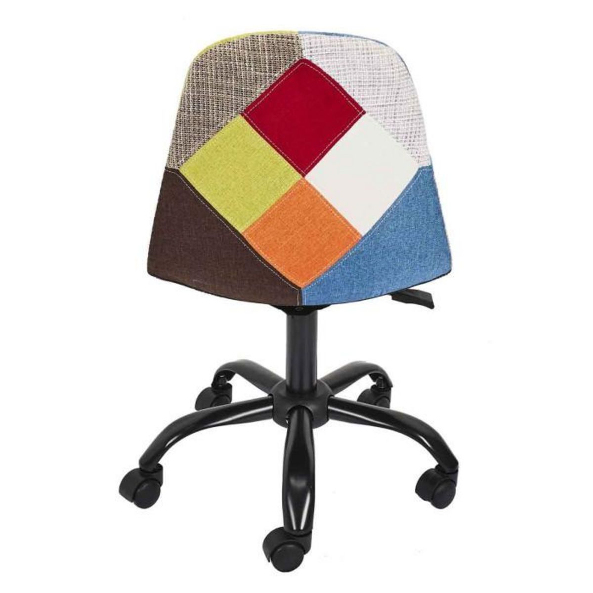 Paris Prix Chaise de Bureau  Patchwork  78-91cm Multicolore