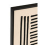 Voir la diapositive 2 : Paris Prix Tableau Déco  Line  83x123cm Beige & Noir