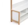 Voir la diapositive 3 : Paris Prix Meuble d'Entrée Vestiaire  Northgate  120cm Chêne & Blanc