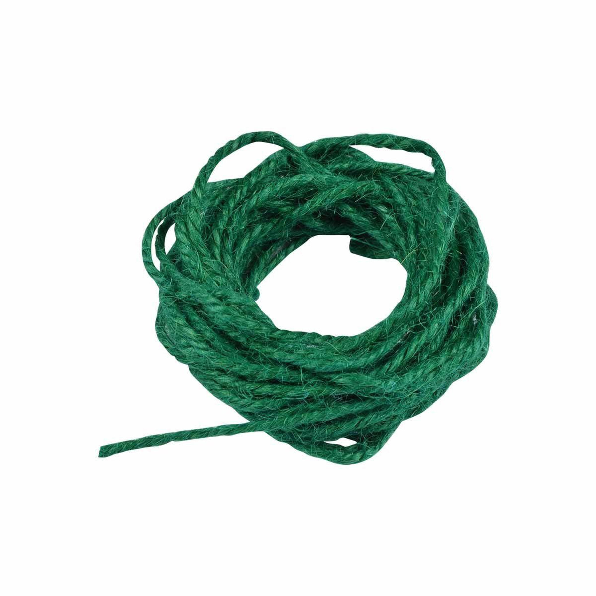 HOMEA Ficelle en Jute  Jardin d'Eden  10m Vert Foncé
