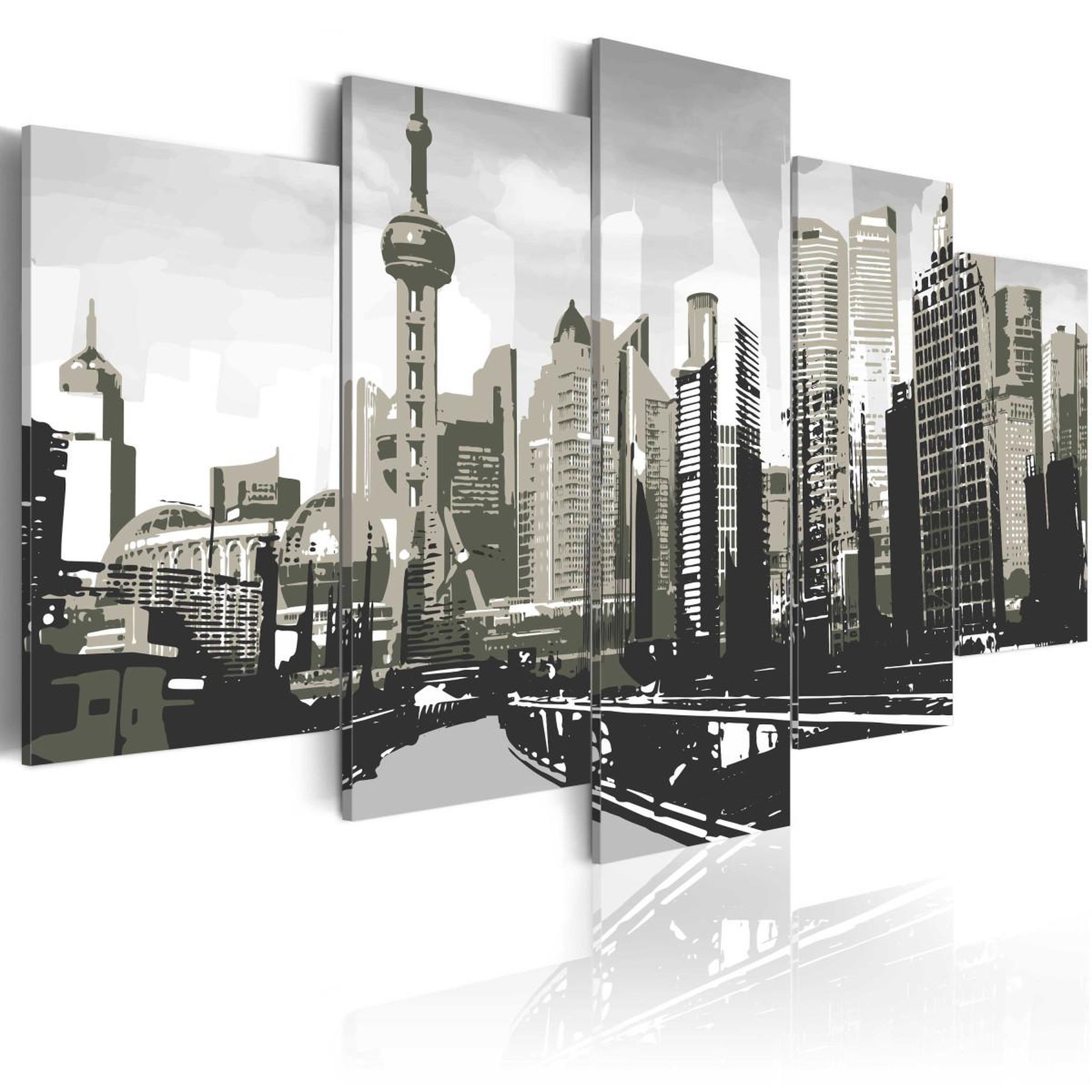 Voir la diapositive 1 : Paris Prix Tableau  Shanghai, la Plus Grande Ville de Chine