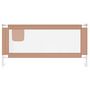Voir la diapositive 3 : VIDAXL Barriere de securite de lit d'enfant Taupe 190x25 cm Tissu