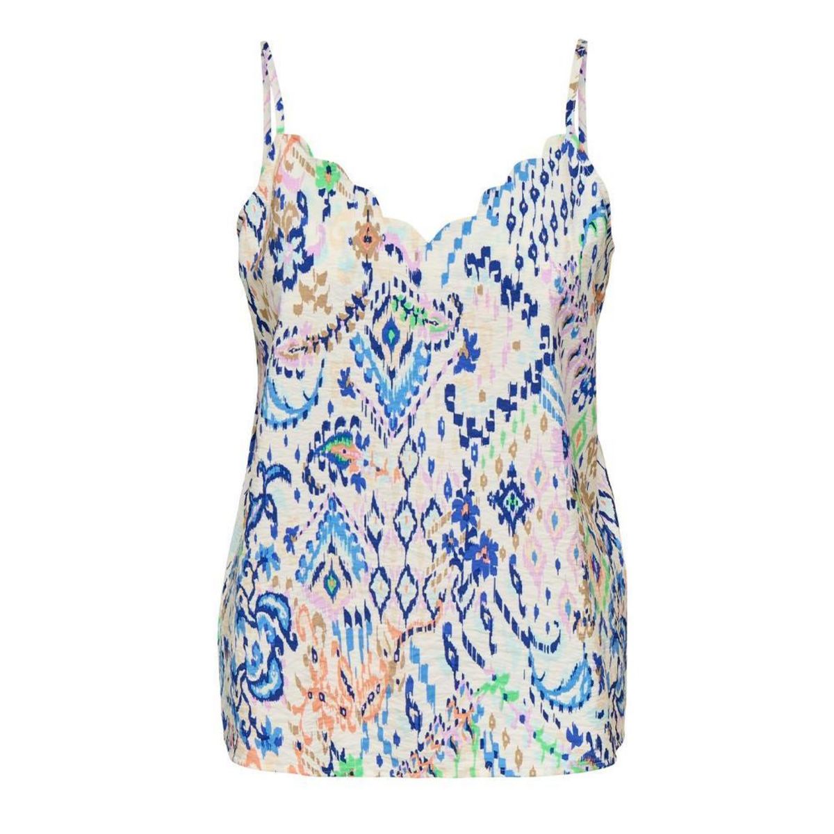 JACQUELINE DE YONG Top Blanche//Orange Femme JDY Troya