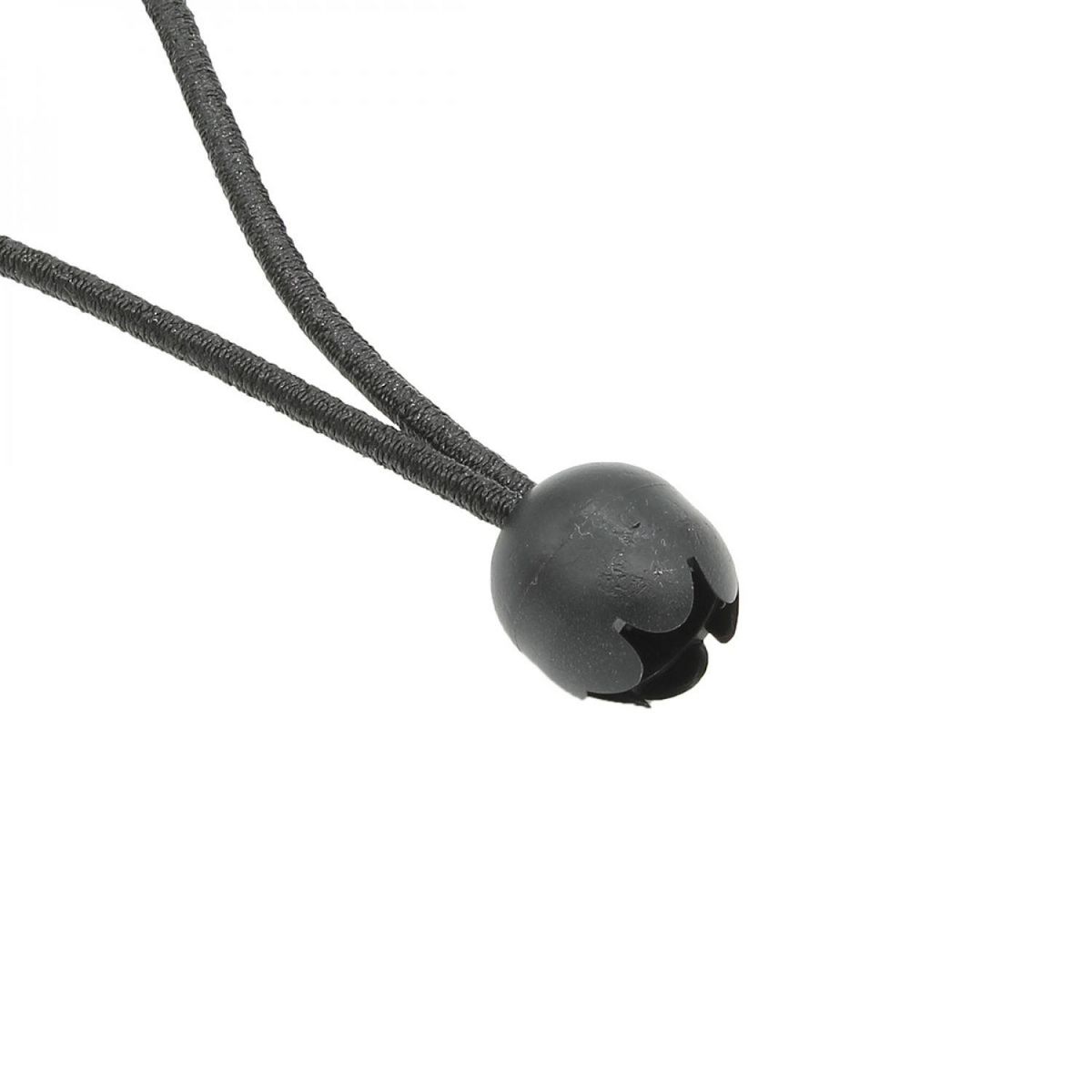 LINXOR Lot de 10 tendeurs sandows élastiques avec boule - 20 cm - Noir